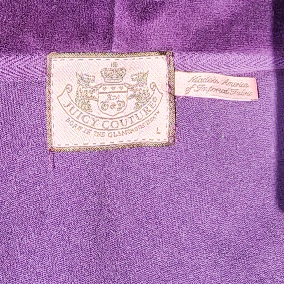 (Authentic) Vintage Juicy Couture Velour Track Suit - Picture 8 of 16